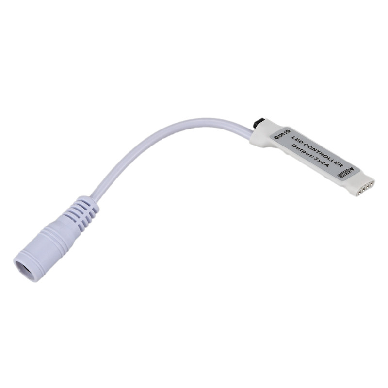 A50I 2X 24 mygtukų mini IR nuotolinio valdymo pultas, skirtas RGB LED juostelei