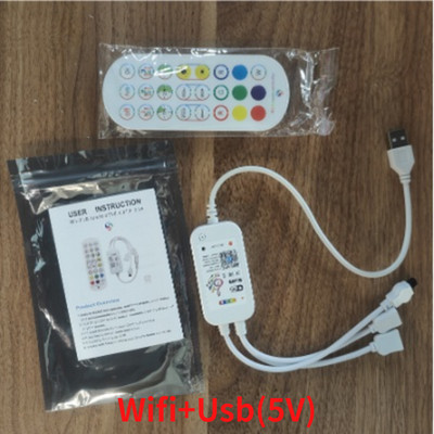 Smart Life RGB-kontroller RGB LED-ribavalgustiga ühilduva Alexa Google Home'i infrapuna-Bluetooth Led Neoon RGB-kontrolleri jaoks