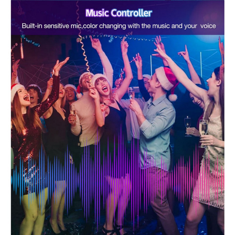 Smart Life RGB-kontroller RGB LED-ribavalgustiga ühilduva Alexa Google Home'i infrapuna-Bluetooth Led Neoon RGB-kontrolleri jaoks