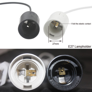 1,8 м държач на основата на лампата Кабел за захранващ кабел 220V E27 Кабел за електрически превключвател за висяща висулка ЕС САЩ щепсел