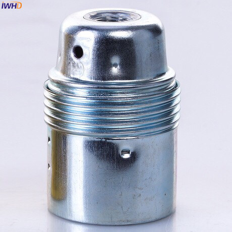 IWHD E14 Soquete Fitting E27 ligzdas spuldzes turētājs Portalamparas Vintage Retro Douille E27 lampas turētāja pamatne UL CE Homekit