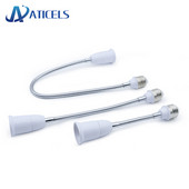 Objímka LED žiarovky E27 na E27, flexibilný predlžovací kábel, 10 cm, 20 cm, 40 cm, predĺžovací adaptér