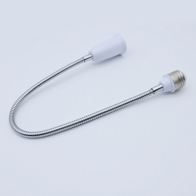 Objímka LED žiarovky E27 na E27, flexibilný predlžovací kábel, 10 cm, 20 cm, 40 cm, predĺžovací adaptér