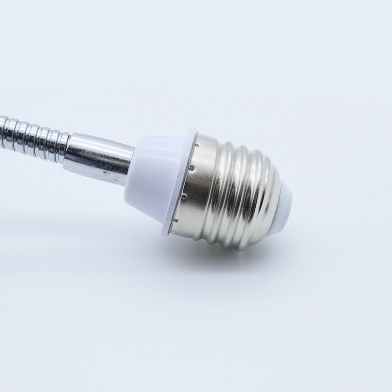 Objímka LED žiarovky E27 na E27, flexibilný predlžovací kábel, 10 cm, 20 cm, 40 cm, predĺžovací adaptér