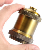 1 τμχ Ρετρό Vintage Χρυσή Βίδα Βάσεις Αλουμινίου Αντίκες Ε27 Λαμπτήρες Βάσεις Φωτιστικό Πρίζα Φωτιστικό Σοφίτα Κρεμαστό Φωτιστικό Βάσεις