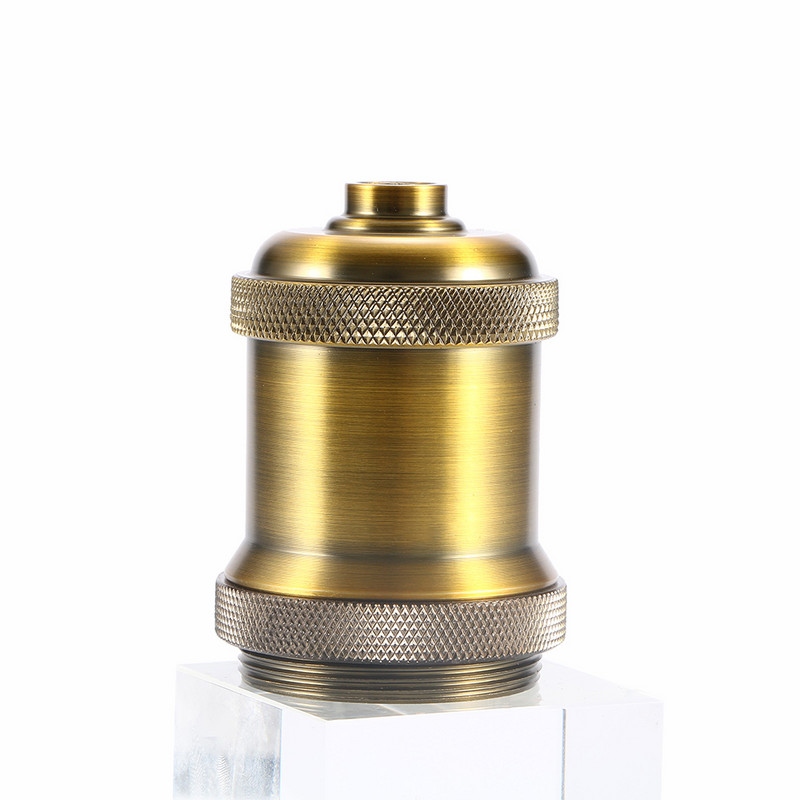 1 τμχ Ρετρό Vintage Χρυσή Βίδα Βάσεις Αλουμινίου Αντίκες Ε27 Λαμπτήρες Βάσεις Φωτιστικό Πρίζα Φωτιστικό Σοφίτα Κρεμαστό Φωτιστικό Βάσεις