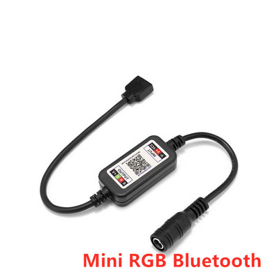 USB Mini RGB Bluetooth ovládač DC 5V 12V 24V hudobný Bluetooth ovládač svetelný pásik ovládač pre 2835 5050 RGB LED pásik