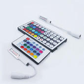 Mini LED ovládač IR diaľkový ovládač RGB RGBW ovládač DC5-24V pre 3528 5050 LED pásové svetlo