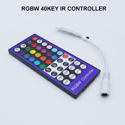 Mini LED ovládač IR diaľkový ovládač RGB RGBW ovládač DC5-24V pre 3528 5050 LED pásové svetlo