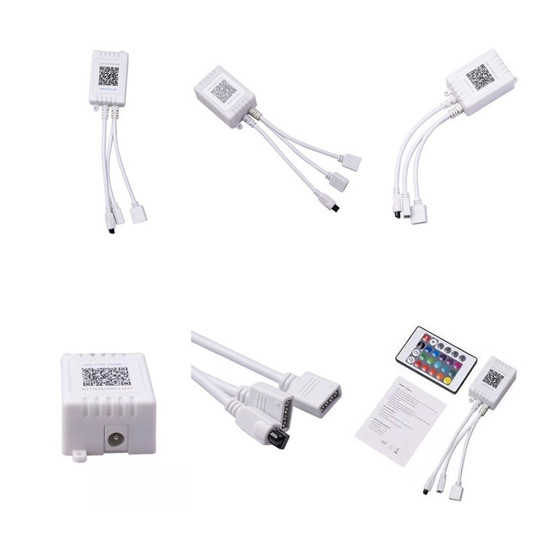 Ελεγκτής Led Strip Lights, Controller RGB Led Strip Light Controller + Υπέρυθρο τηλεχειριστήριο 24 πλήκτρων