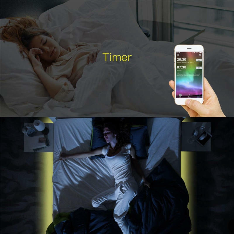 2X bežični Bluetooth LED daljinski upravljač za prigušivanje DC5-24V Telefon APP Kontrola veze za RGB svjetlosnu traku Timer prekidač