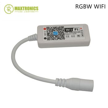 Ελεγκτής LED 16 εκατομμυρίων χρωμάτων Wifi RGB / RGBW Smartphone Έλεγχος μουσικής και Λειτουργίας χρονοδιακόπτη Magic Home Mini Wifi Led RGB Controller