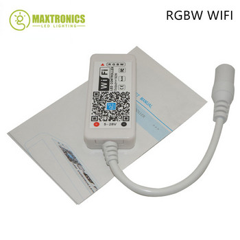 Ελεγκτής LED 16 εκατομμυρίων χρωμάτων Wifi RGB / RGBW Smartphone Έλεγχος μουσικής και Λειτουργίας χρονοδιακόπτη Magic Home Mini Wifi Led RGB Controller