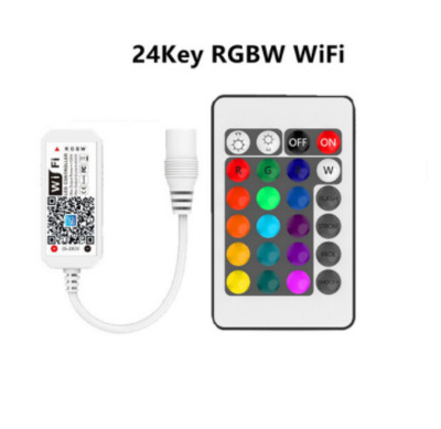 16 miljonu krāsu Wi-Fi RGB/RGBW LED kontrolieris Viedtālrunis, kas kontrolē mūziku un taimera režīmu Magic Home Mini Wifi Led RGB kontrolieris