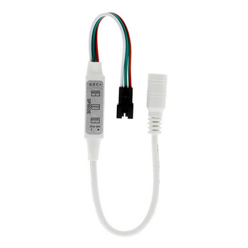SP002E LED RGB Controller 2048 Pixels Dimmer 3 Key DC5-24V USB 5V for WS2811 WS2812B Addressable Magic Color Light Bar String