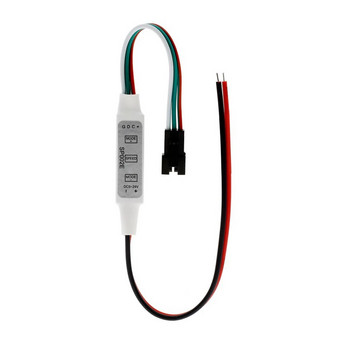 SP002E LED RGB Controller 2048 Pixels Dimmer 3 Key DC5-24V USB 5V for WS2811 WS2812B Addressable Magic Color Light Bar String