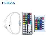 Λωρίδα LED RGB Controller 12V LED Dimmer Light Color Control 44 Key IR Τηλεχειριστήριο για ταινία LED οπίσθιου φωτισμού κορδέλα νέον