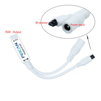 Λωρίδα LED RGB Controller 12V LED Dimmer Light Color Control 44 Key IR Τηλεχειριστήριο για ταινία LED οπίσθιου φωτισμού κορδέλα νέον