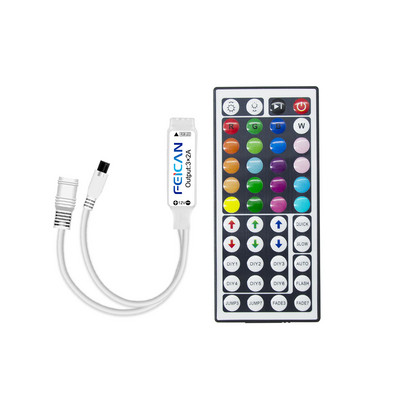 Λωρίδα LED RGB Controller 12V LED Dimmer Light Color Control 44 Key IR Τηλεχειριστήριο για ταινία LED οπίσθιου φωτισμού κορδέλα νέον