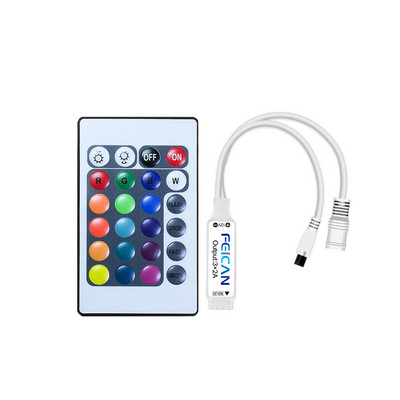 Λωρίδα LED RGB Controller 12V LED Dimmer Light Color Control 44 Key IR Τηλεχειριστήριο για ταινία LED οπίσθιου φωτισμού κορδέλα νέον