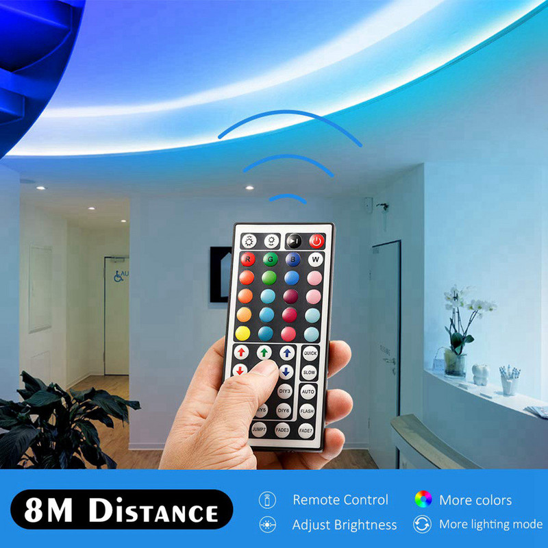 Λωρίδα LED RGB Controller 12V LED Dimmer Light Color Control 44 Key IR Τηλεχειριστήριο για ταινία LED οπίσθιου φωτισμού κορδέλα νέον