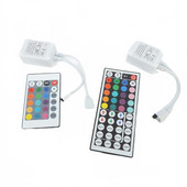 DC 12V RGB Led strip light 24 44 Keys IR Remote Controller ρυθμιζόμενος διακόπτης για SMD 3528/5050/5730/5630/LED Φωτισμός ταινίας O1