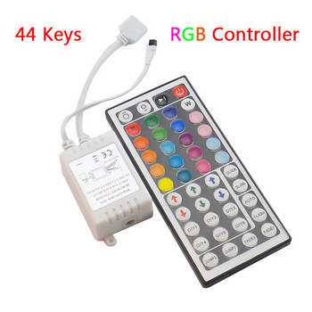 DC 12V RGB Led strip light 24 44 Keys IR Remote Controller ρυθμιζόμενος διακόπτης για SMD 3528/5050/5730/5630/LED Φωτισμός ταινίας O1