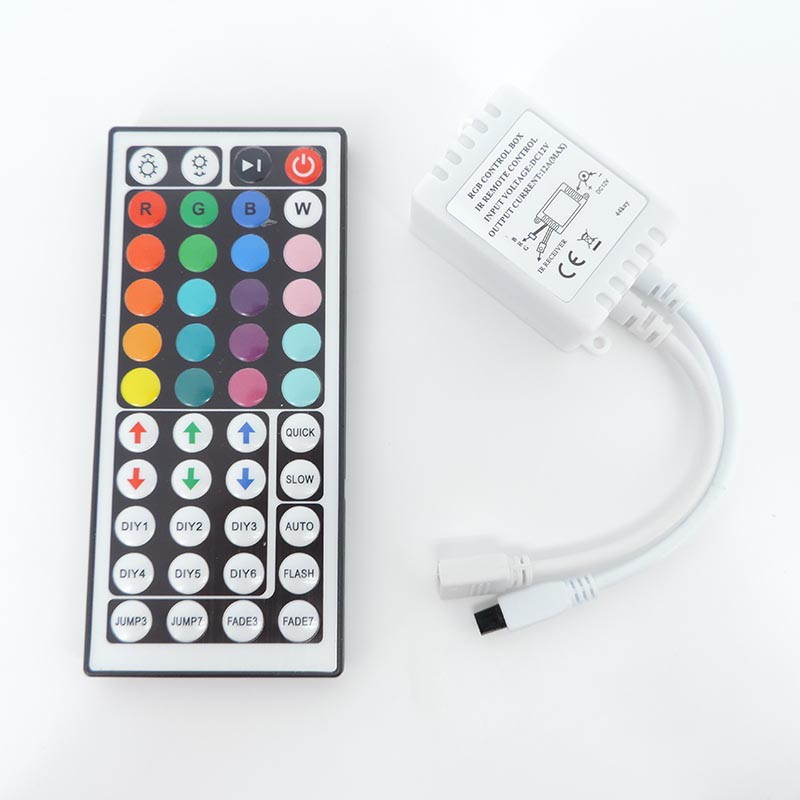 DC 12V RGB Led strip light 24 44 Keys IR Remote Controller ρυθμιζόμενος διακόπτης για SMD 3528/5050/5730/5630/LED Φωτισμός ταινίας O1