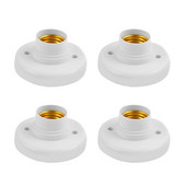 220V E27 užsukamas dangtelis, LED lemputės laikiklis apvalus lizdas, pagrindas lubų lempos lemputės tvirtinimo pagrindo stovas, lemputės laikiklis