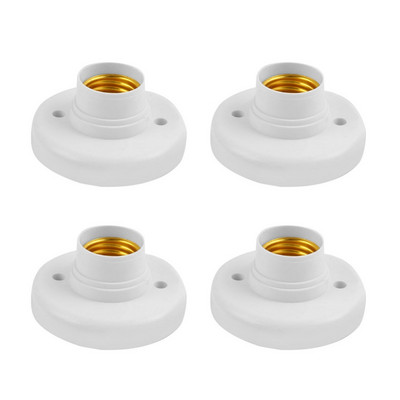 220V E27 užsukamas dangtelis, LED lemputės laikiklis apvalus lizdas, pagrindas lubų lempos lemputės tvirtinimo pagrindo stovas, lemputės laikiklis