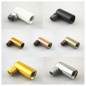 2 x Colț metalic pentru iluminat colț de fier colorat finisat pentru lampă de perete Accesorii pentru lampă aplice DIY Direcție comună 180 de grade