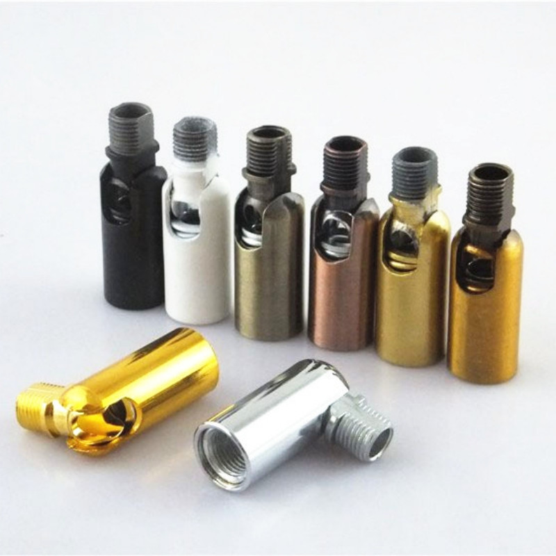 2 x Colț metalic pentru iluminat colț de fier colorat finisat pentru lampă de perete Accesorii pentru lampă aplice DIY Direcție comună 180 de grade