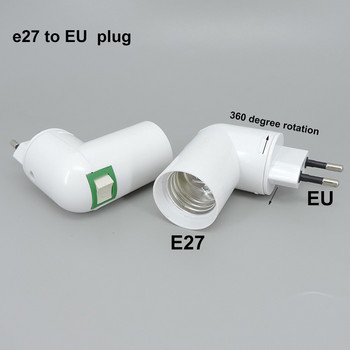 E27 GU24 EU US σε E27 EU US Τύπος Plug LED Λαμπτήρας Βάση Υποδοχή τροφοδοσίας Λαμπτήρας AC Μετατροπέας ON OFF Διακόπτης P1