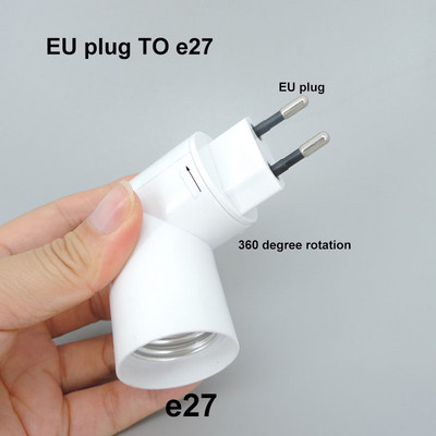 E27 GU24 EU USA kuni E27 EU USA tüüp Pistik LED tuli Pirni alus Toitepesa hoidik Vahelduvvoolu lamp Adapter Konverter ON OFF Nupp Lüliti P1