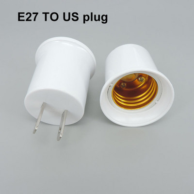E27 GU24 EU USA kuni E27 EU USA tüüp Pistik LED tuli Pirni alus Toitepesa hoidik Vahelduvvoolu lamp Adapter Konverter ON OFF Nupp Lüliti P1