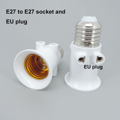 E27 GU24 EU USA kuni E27 EU USA tüüp Pistik LED tuli Pirni alus Toitepesa hoidik Vahelduvvoolu lamp Adapter Konverter ON OFF Nupp Lüliti P1