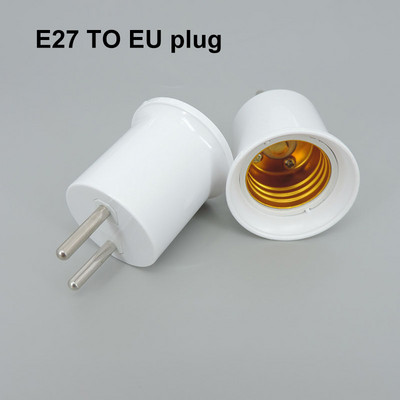 E27 GU24 EU USA kuni E27 EU USA tüüp Pistik LED tuli Pirni alus Toitepesa hoidik Vahelduvvoolu lamp Adapter Konverter ON OFF Nupp Lüliti P1