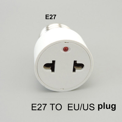 E27 GU24 EU USA kuni E27 EU USA tüüp Pistik LED tuli Pirni alus Toitepesa hoidik Vahelduvvoolu lamp Adapter Konverter ON OFF Nupp Lüliti P1
