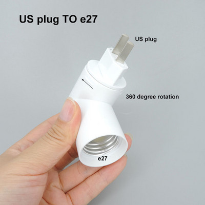 E27 GU24 EU USA kuni E27 EU USA tüüp Pistik LED tuli Pirni alus Toitepesa hoidik Vahelduvvoolu lamp Adapter Konverter ON OFF Nupp Lüliti P1