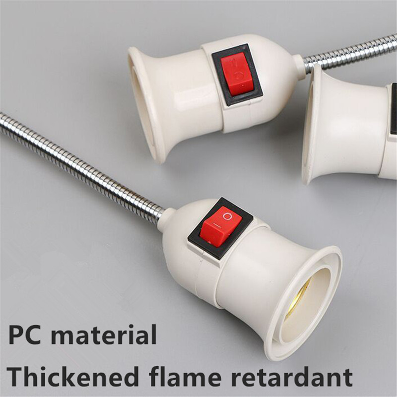 E27 lizdo lempos lemputės laikiklis Šviesos lizdas su jungikliu EU JAV kištukas lempos laikiklis LED/SMD tipai Modernus apšvietimas Led bazė