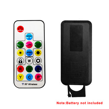 DC5V USB 17 Keys Mini RF Controller Led Magic Color Wireless Remote for 3Pin Individually Addressable 5050 RGB Pixels strip panel
