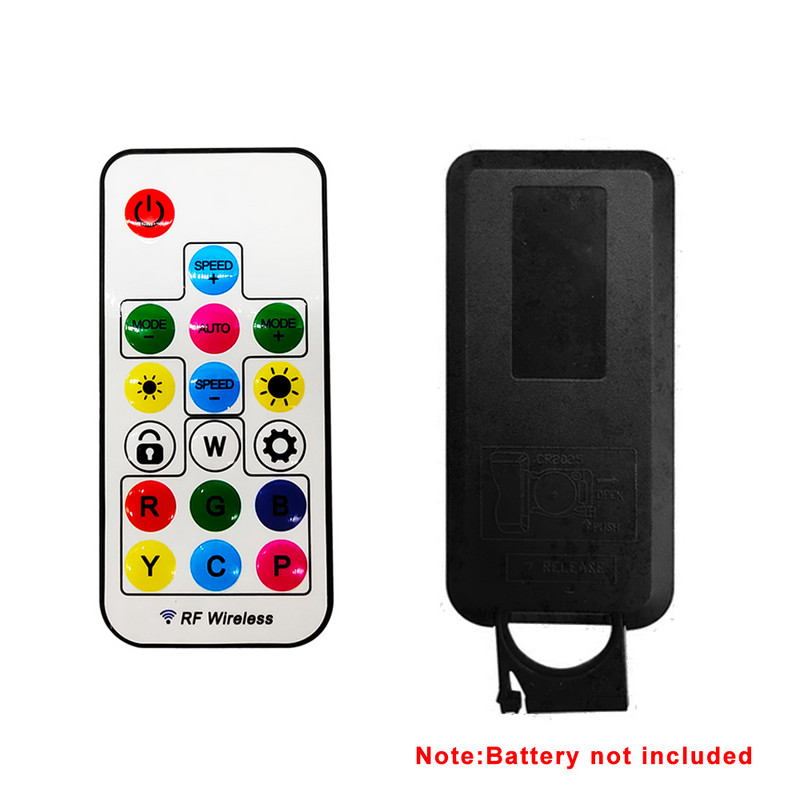 DC5V USB 17 taste Mini controler RF LED Magic Color Telecomandă fără fir pentru panou de bandă 3Pin, adresabil individual, 5050 pixeli RGB