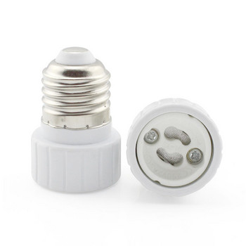 1PCS E27 към GU10 конвертор LED лампа Адаптер за крушка Адаптер Винт Гнездо керамичен материал E27 TO GU10