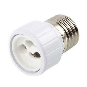 1PCS E27 към GU10 конвертор LED лампа Адаптер за крушка Адаптер Винт Гнездо керамичен материал E27 TO GU10