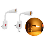 Namų biuras E27-E27 Reguliuojamas besisukantis lankstus pratęsiamas lempos pagrindo adapteris, keitiklis LED lemputės pailgėjimo laikiklio lizdas