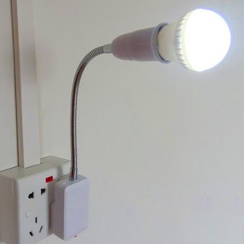 22cm 260V 13A E27 електрическа крушка Държач за лампа Гъвкав удължителен адаптер Стенен контакт Конвертор UK Plug Аксесоари за осветление