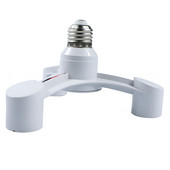 Augstas kvalitātes 2In1 3In1 E27 līdz E27 pagarinātas LED lampas spuldžu ligzda 220v 110v 85-265v sadalītāja adaptera turētājs fotostudijai