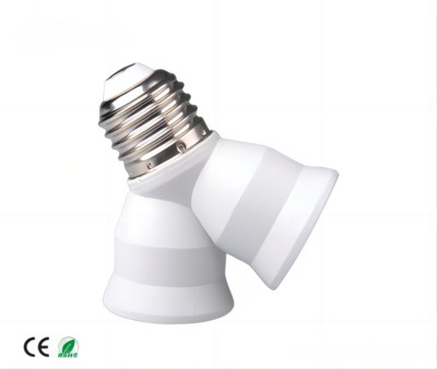 Augstas kvalitātes 2In1 3In1 E27 līdz E27 pagarinātas LED lampas spuldžu ligzda 220v 110v 85-265v sadalītāja adaptera turētājs fotostudijai