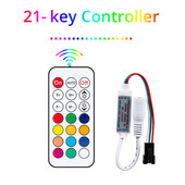 RF diaľkové ovládanie 14-klávesové 17-klávesové 21-klávesové mini 3-klávesové bezdrôtové diaľkové RGB ovládač USB DC 5V-24V pre LED pásy WS2812 WS2811 1903
