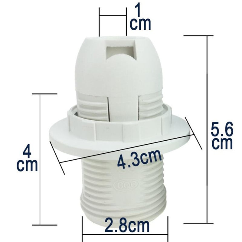 Mini șurub E14 Baza bec Suport lampă Abajur Candelabru economisire energie Led Cap bec Soclu 250V 2A